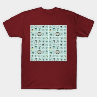 Advent Calendar pattern T-Shirt